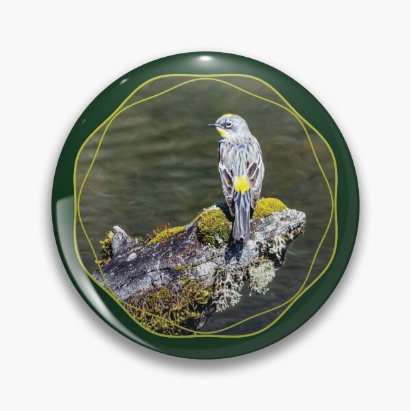 Item preview, Yellow-Rumped Warbler at Ridgefield National Wildlife Refuge designed and sold by AvocaSpring.