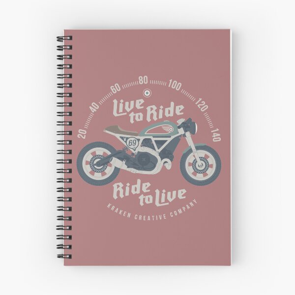 Aperçu de l'œuvre Compteur de vitesse Live to Ride créée et vendue par KrakenCreative.