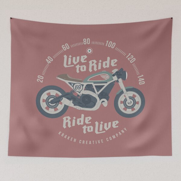 Item preview, Live to Ride Speedometer designed and sold by KrakenCreative.