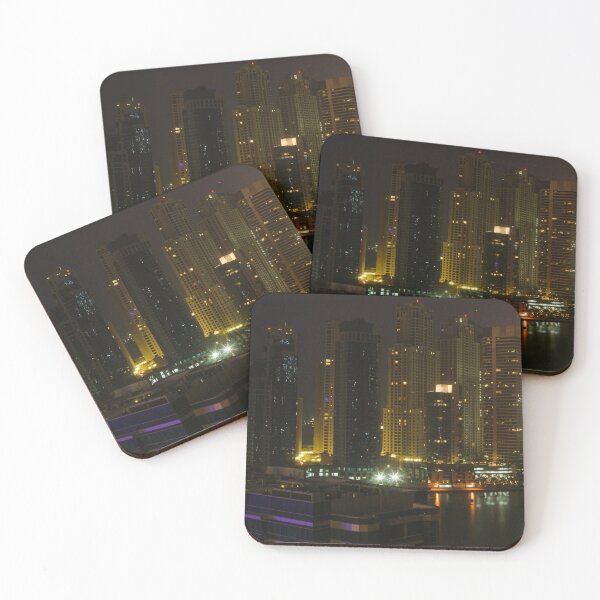 Item preview, Dubai Marina night shot designed and sold by Neil S Grainger.