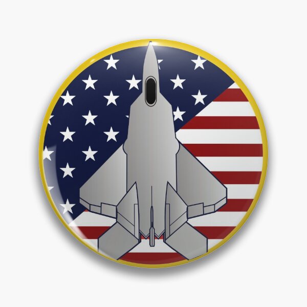 Item preview, F-22 Raptor Logo designed and sold by Nikki SpaceStuffPlus.