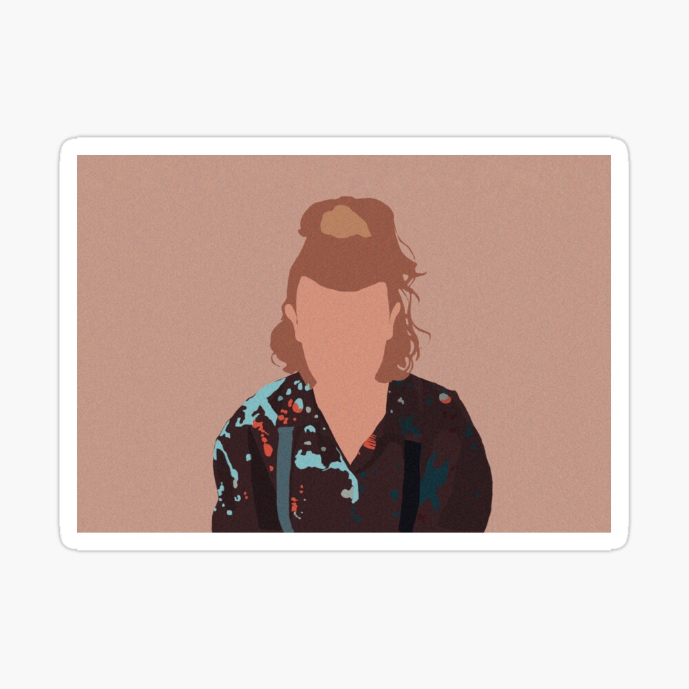 Eleven With Background Stranger Things Season 3 Poster By Xeyestevez Redbubble