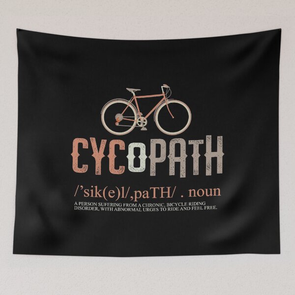 Artikelvorschau, Cycopath Cyclist Bicycle Biking Cycling entworfen und verkauft von haselshirt.