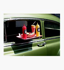 Sun tanned 1950s milkshake Photographic Print