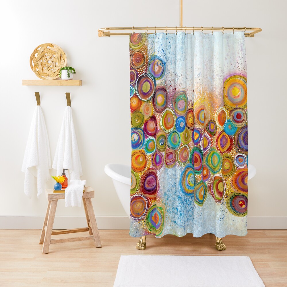 A Garden Shower Curtain