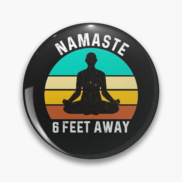 Item preview, Namastay 6 Feet Away #1 designed and sold by SalahBlt.