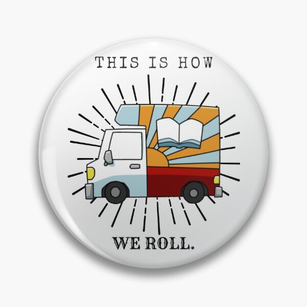Item preview, This Is How We Roll BookMobile Librarian designed and sold by Lillian Grace.