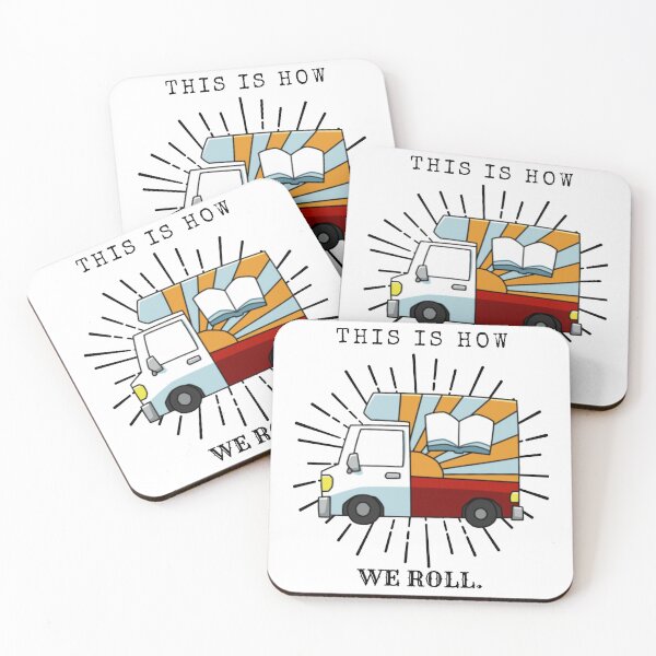 Item preview, This Is How We Roll BookMobile Librarian designed and sold by Lillian Grace.