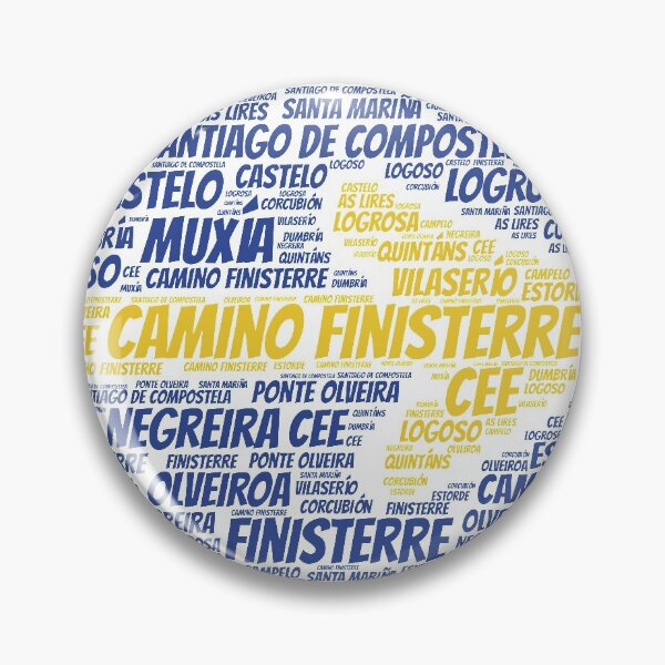 Item preview, Camino Finisterre Word Art designed and sold by Kris Kuhn.