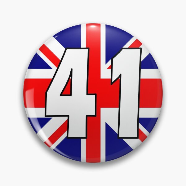 Item preview, UK flag with number 41 - forty one designed and sold by AllShirts21.