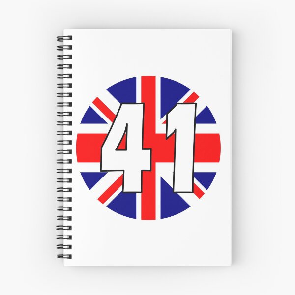 Item preview, UK flag with number 41 - forty one designed and sold by AllShirts21.