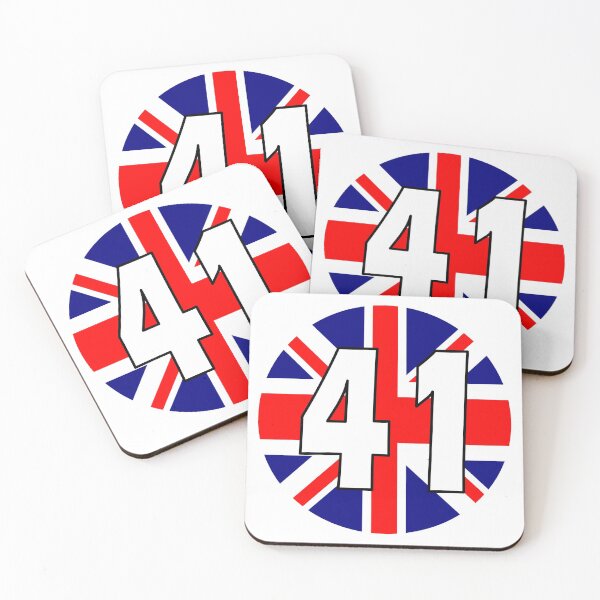 Item preview, UK flag with number 41 - forty one designed and sold by AllShirts21.