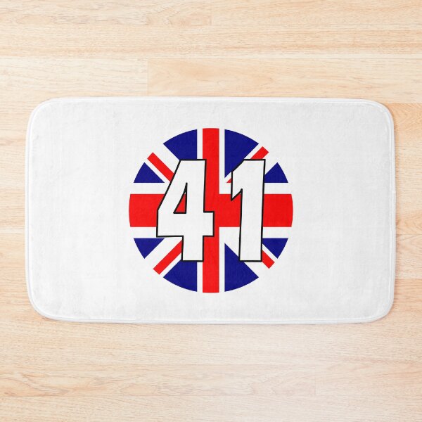 Item preview, UK flag with number 41 - forty one designed and sold by AllShirts21.