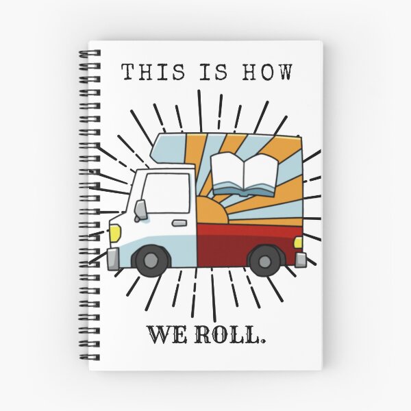 Item preview, This Is How We Roll BookMobile Librarian designed and sold by Lillian Grace.