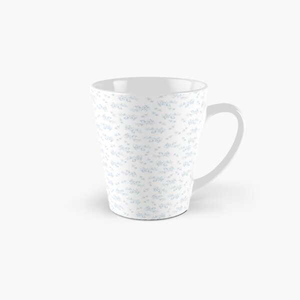 Blaue Rosen Tasse (konisch)