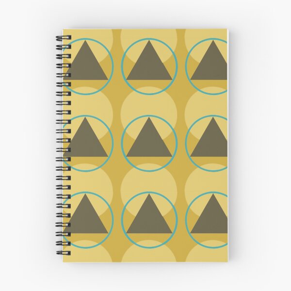 Item preview, Retro Kakhi and mustard retro triangles and circles designed and sold by Clara’s.