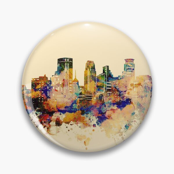 Artikelvorschau, Minneapolis Skyline entworfen und verkauft von BekimART2.