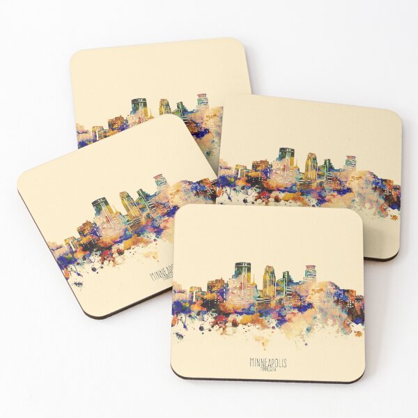 Artikelvorschau, Minneapolis Skyline entworfen und verkauft von BekimART2.
