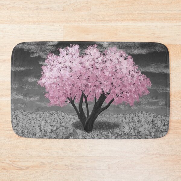 Item preview, Lone Tree Pink on Shades of Gray designed and sold by ByJezie.