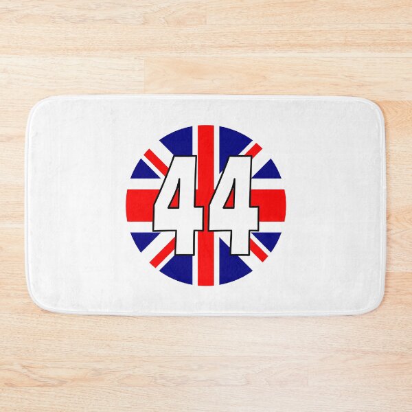 Artikelvorschau, UK Flagge mit Nummer 44 - vierundvierzig entworfen und verkauft von AllShirts21.