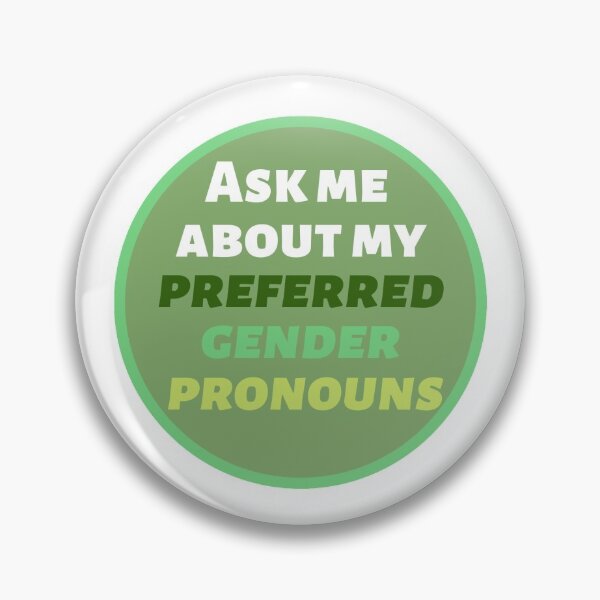 Item preview, Pronoun sticker (ask me) designed and sold by hstevens5.
