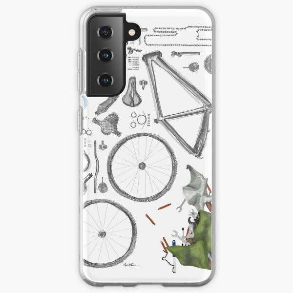 Bike's flatlay Samsung Galaxy Flexible Hülle