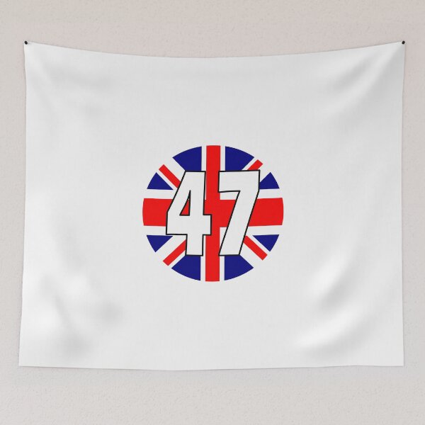 Item preview, UK flag with number 47 - forty seven designed and sold by AllShirts21.