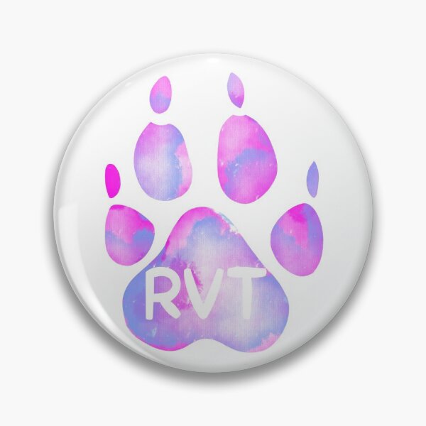 Artikelvorschau, RVT - Registrierter Veterinärtechniker Paw Print entworfen und verkauft von dannydoesarts.
