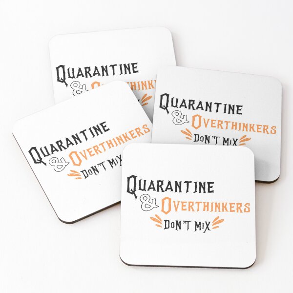 Item preview, Quarantine And Overthinkers Don’t Mix designed and sold by Ouaday.