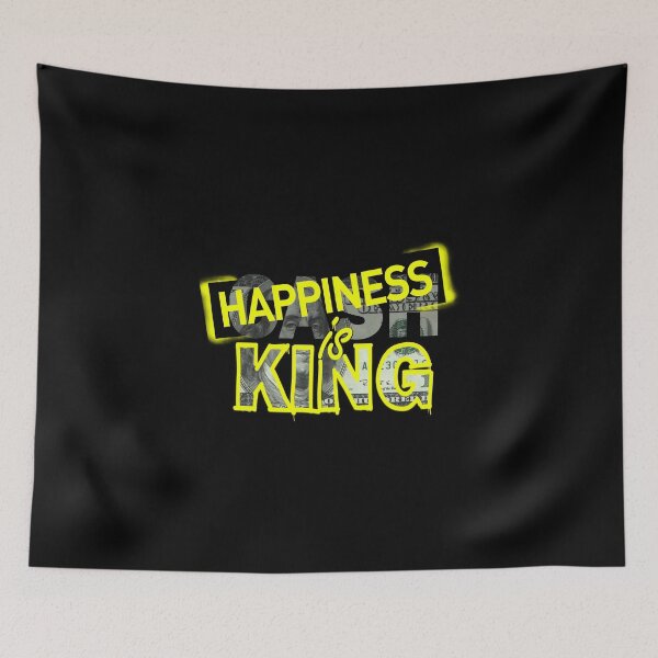 Item preview, Happiness Is King designed and sold by BalticRoyalty.