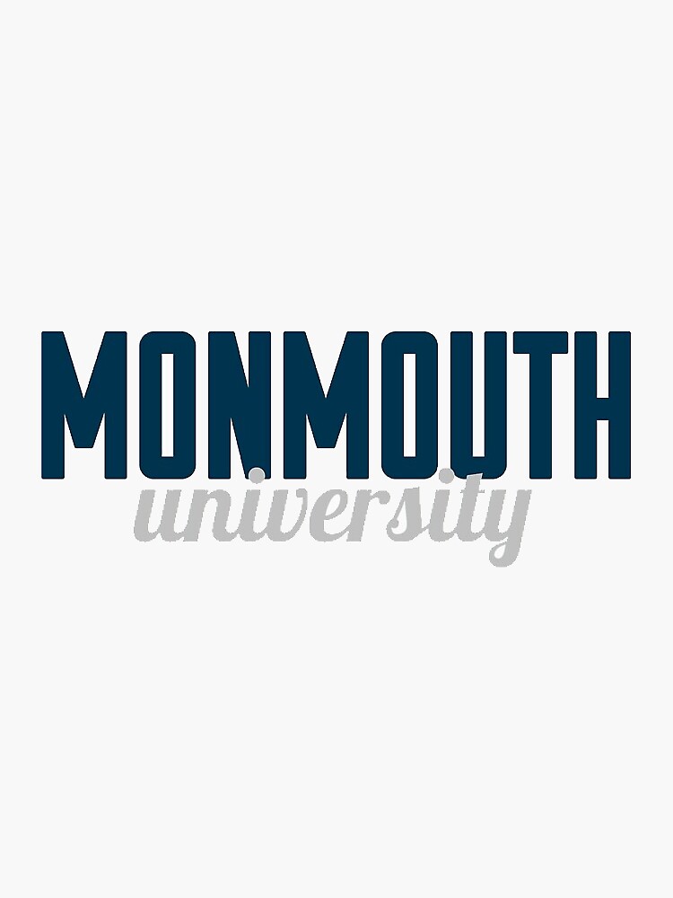 "Monmouth University" Sticker for Sale by laurens1234 Redbubble