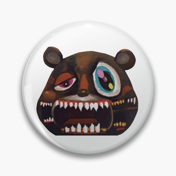 my beautiful dark twisted fantasy bear Pin