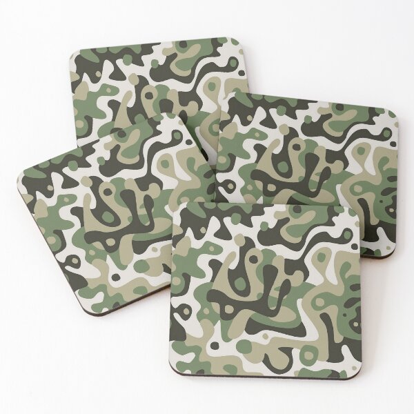 Item preview, Camo Amoeba Pattern Design designed and sold by Stephen Chambers / The Pop Art Factory.
