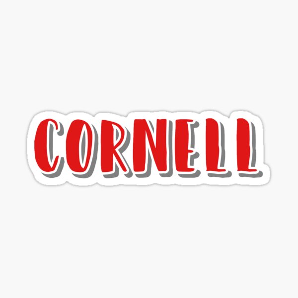 Cornell Stickers Redbubble