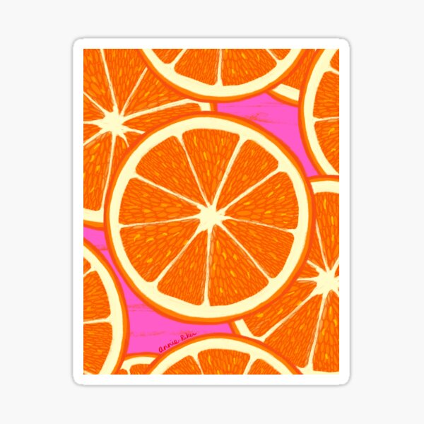 Orange Slices Sticker