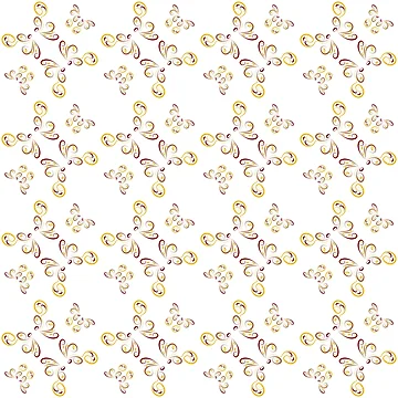 Artwork thumbnail, Abstract pattern with brown elements by Ederella