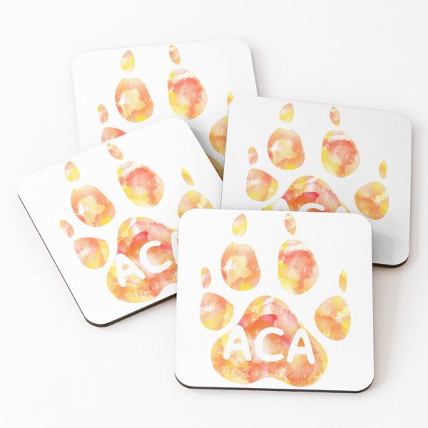 Item preview, ACA - Animal Care Assistant Paw Print (orange) designed and sold by dannydoesarts.