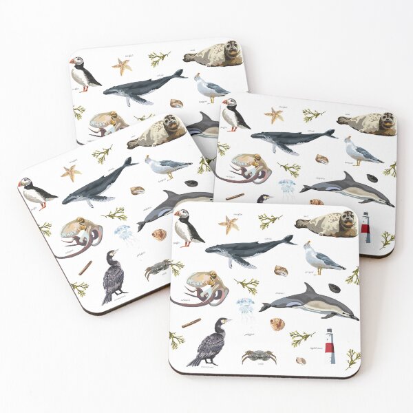 Item preview, British Seaside Wildlife designed and sold by Annalisa-Jones.