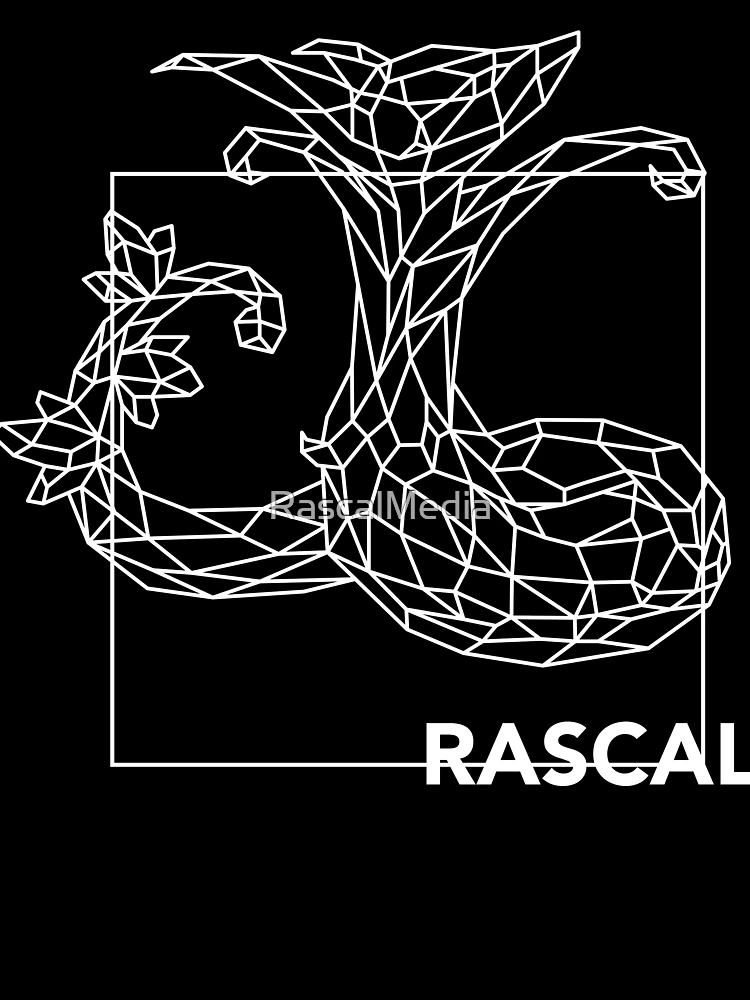 Thumbnail 7 of 7, Oversized T-Shirt, Polygon Serpiroyal Rascal designed and sold by RascalMedia.