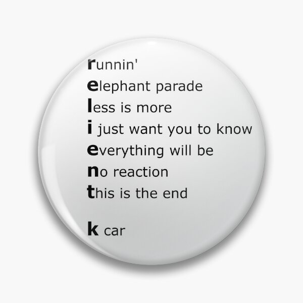 Item preview, Relient K Songs designed and sold by SteelArrow21.