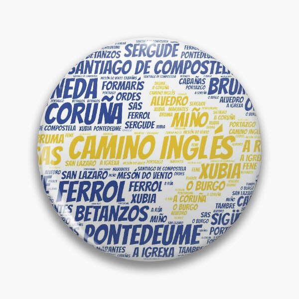 Item preview, Camino Ingles Word Art designed and sold by Kris Kuhn.