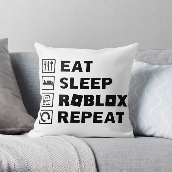 Kids Games Pillows Cushions Redbubble - chara sleeping roblox
