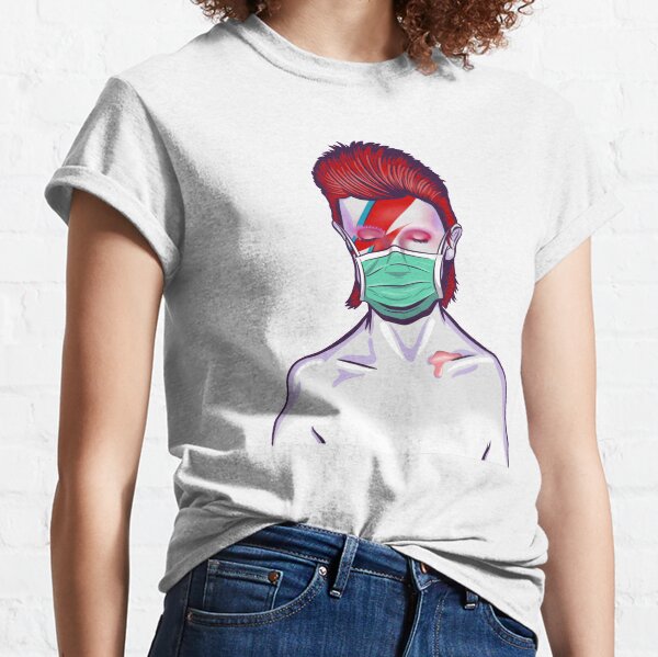 Un muchacho en máscara Camiseta clásica