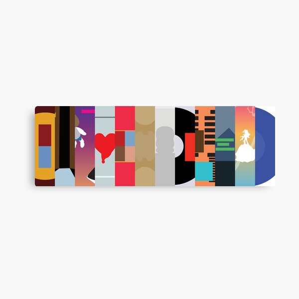 kanye west discography Canvas Print