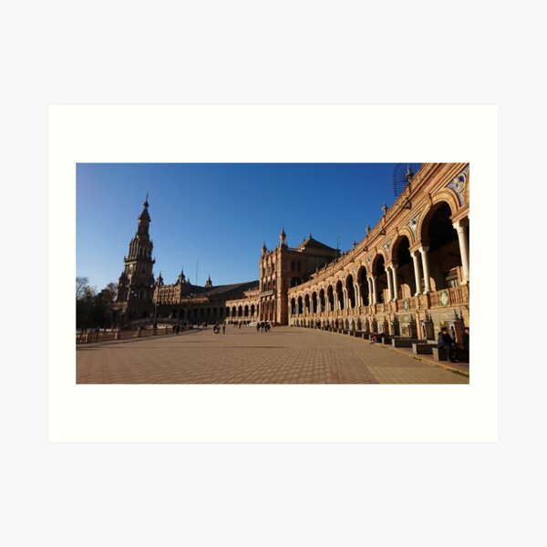 Plaza De Espana, Seville Art Print