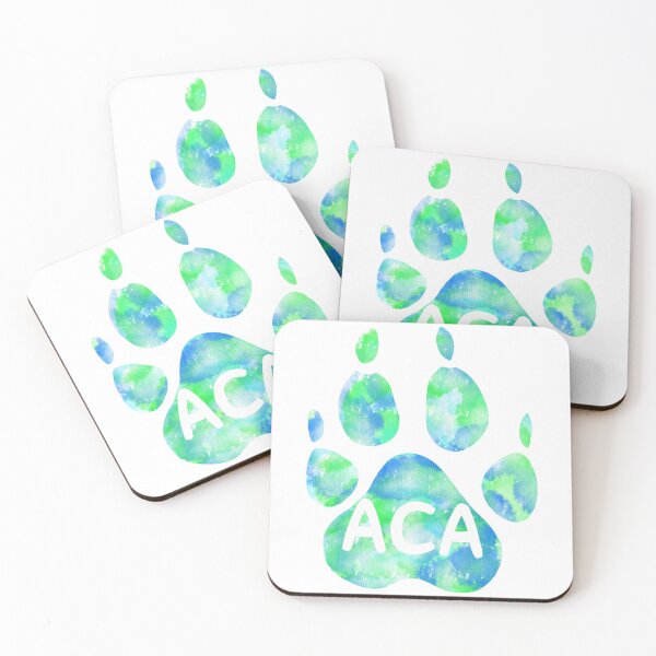 Item preview, ACA - Animal Care Assistant Paw Print (Green) designed and sold by dannydoesarts.