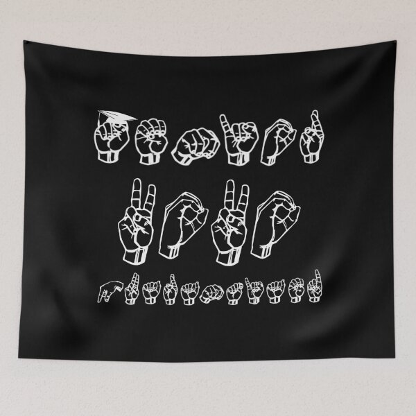 Item preview, Senior 2020 Quarantined ASL hand sign Language  designed and sold by kader85.