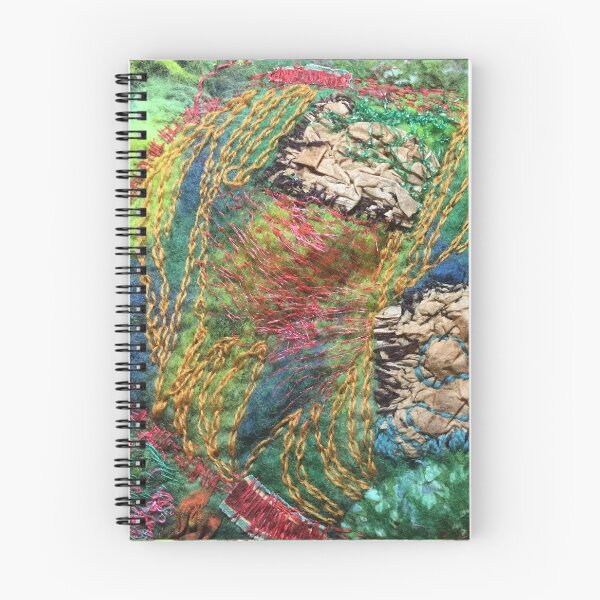 Item preview, Meanderings of the Needle, textile artwork designed and sold by Claire Cooper-Walsh.