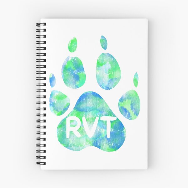 Item preview,  RVT - Registered Veterinary Technician Paw Print (Green) designed and sold by dannydoesarts.