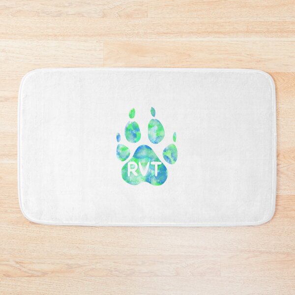 Item preview,  RVT - Registered Veterinary Technician Paw Print (Green) designed and sold by dannydoesarts.